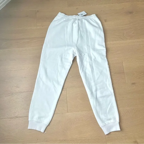 New Women's White Bandier Joggers - Picture 5 of 6